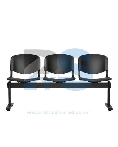 Silla Tándem Novaiso Plástica (3 Puestos) ENSAMBLADA