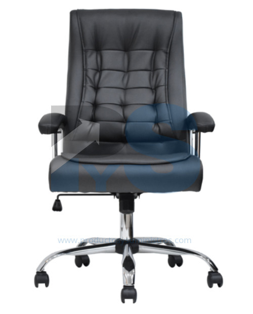 Silla Shiny SG Cuerina Negra Mecanismo LAP 2 Palancas ENSAMBLADA