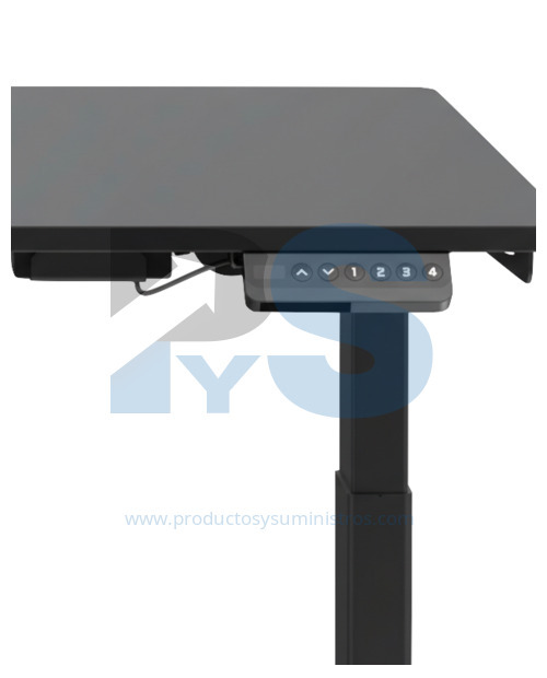 Escritorio Regulable en Altura UP Ensamblado Color Negro