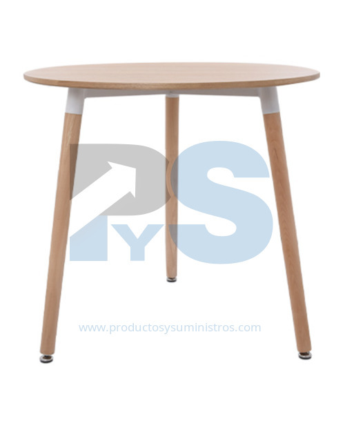 Mesa LOLA Circular MDF Sin Ensamblar