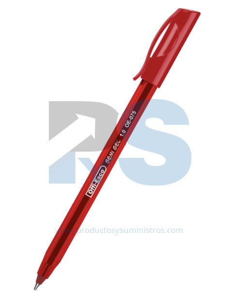 Esfero Offi Esco REF. OE-075 Rojo x 12 Unidades