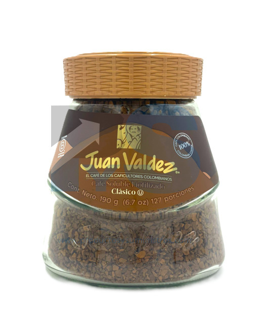 Café Liofilizado Juan Valdez x 190 grs