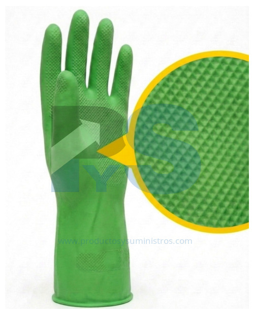 Guante Industrial Rubberplus Calibre 35 VERDE 