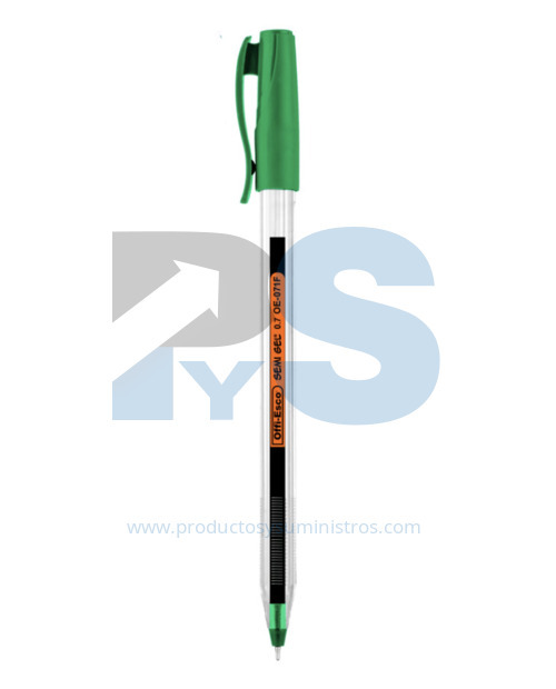 Esfero Semi Gel Verde Oscuro Offi-Esco 071F x Unidad