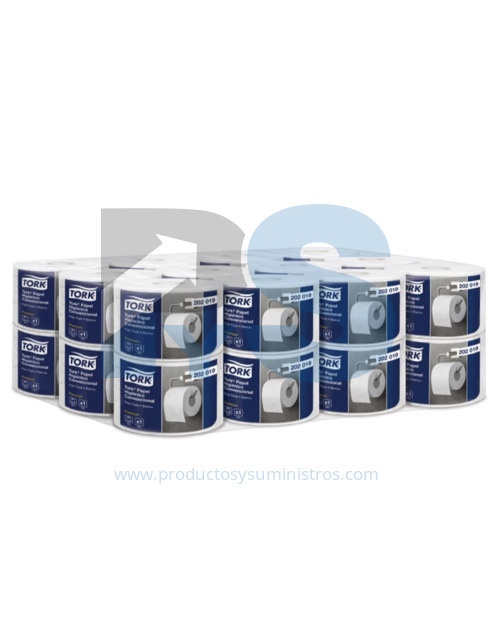 Papel Higiénico Tork Convencional Blanco Ref. 202019 x 29 m Paca x 24 Rollos