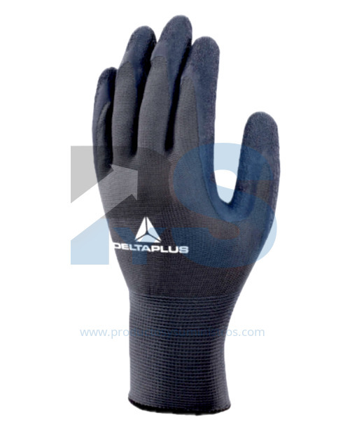 Guante Tejido de Poliester Palma de Latex Delta Plus VE630 Talla 9