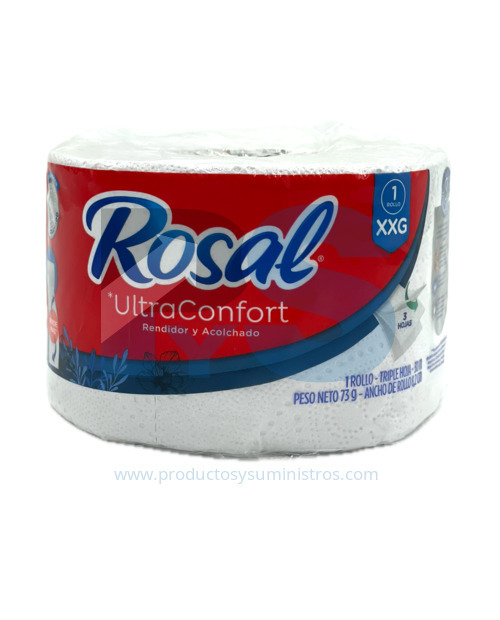 Papel Higiénico Blanco Rosal x 30 Metros