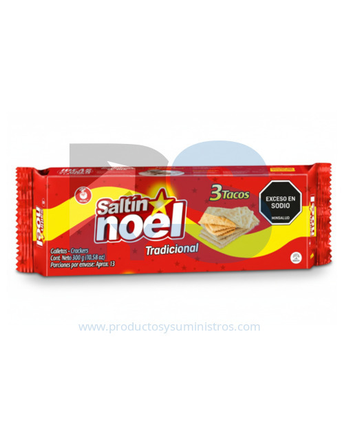 Galleta Saltin Noel x 3 Tacos