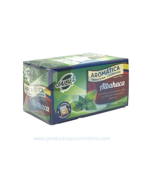 Aromática Albahaca Jaibel x 20 Sobres