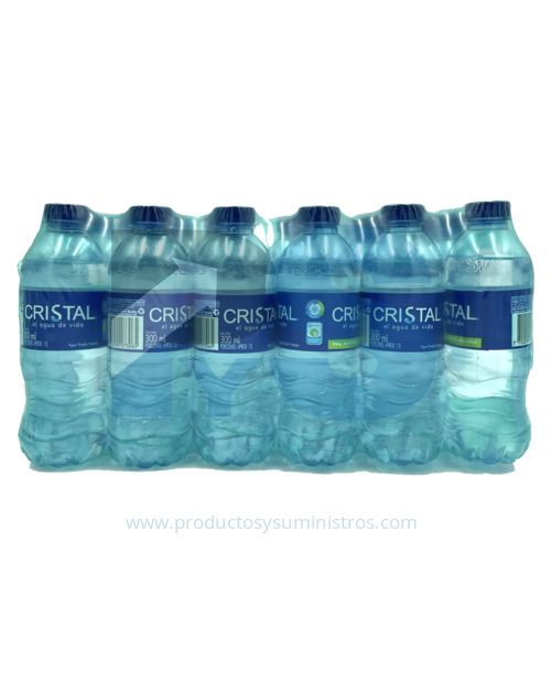 Agua CRISTAL Sin Gas x 300 ml x 24 Uds