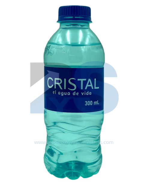 Agua CRISTAL Sin Gas x 300 ml x 24 Uds