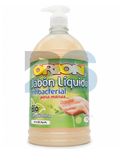 Jabón de manos ANTIBACTERIAL ORION x 1.000 cc AVENA