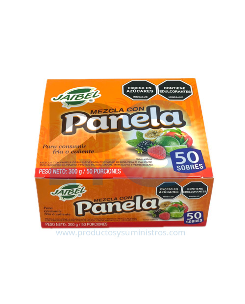 Aromática de Panela Sabores Surtidos Jaibel x 50 Sobres