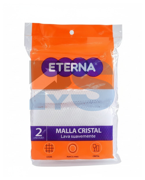 Esponja Malla Cristal x 2 Unidades