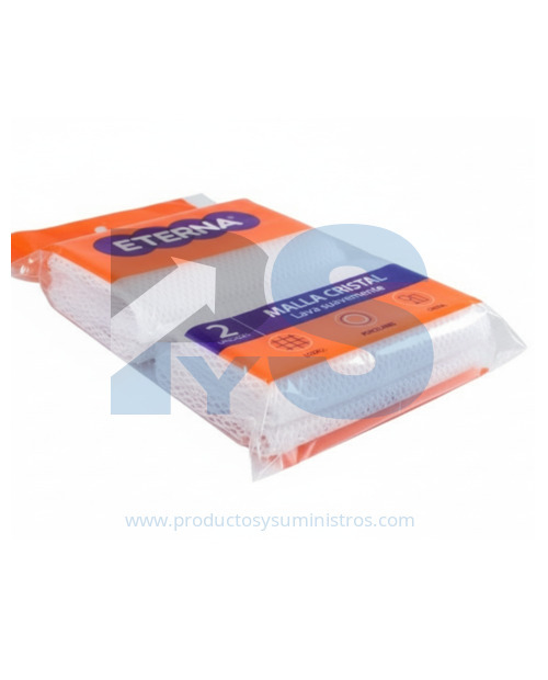Esponja Malla Cristal x 2 Unidades
