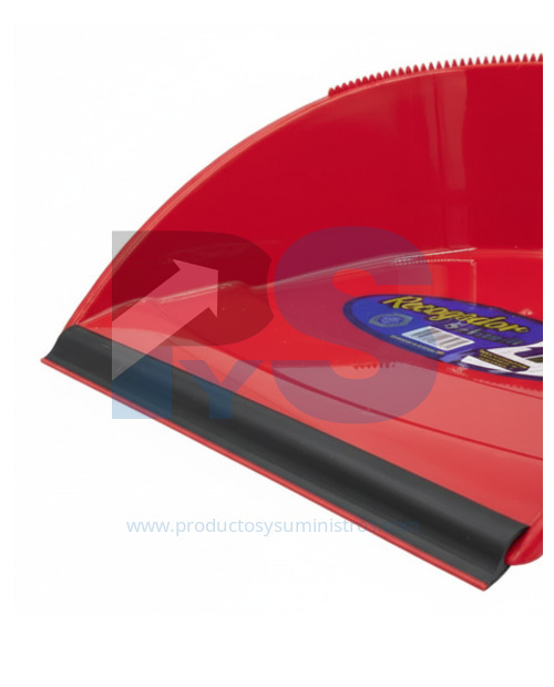 Recogedor Plástico con Banda Rojo SIN MANGO