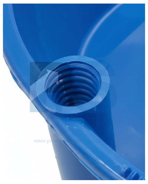 Recogedor Plástico con Banda Azul SIN MANGO