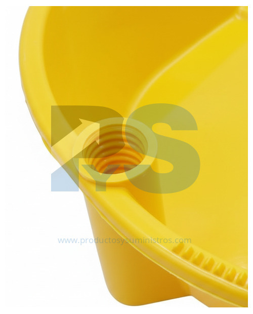 Recogedor Plástico con Banda Amarillo SIN MANGO
