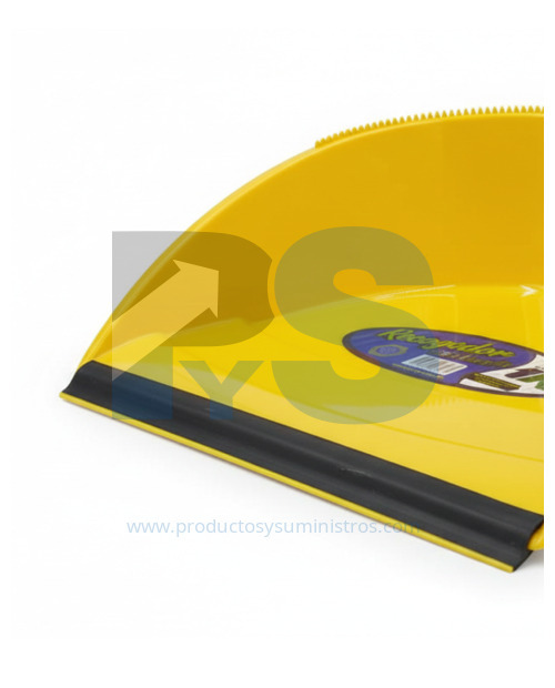 Recogedor Plástico con Banda Amarillo SIN MANGO