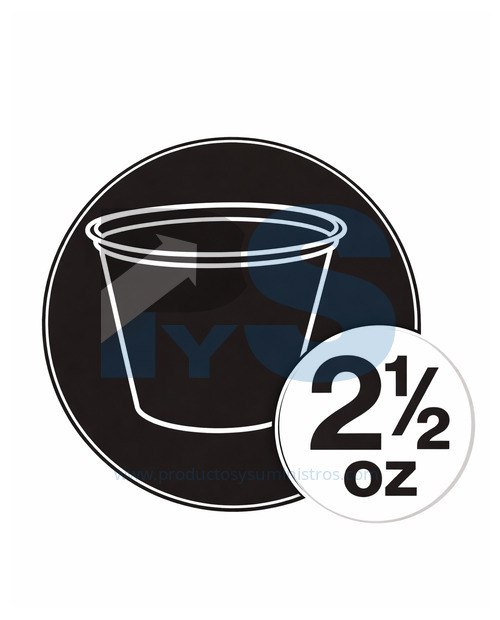 Copa Soufflé 2.5 Oz x 100 Uds