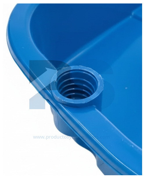 Recogedor Plastico Sin Banda Azul SIN MANGO