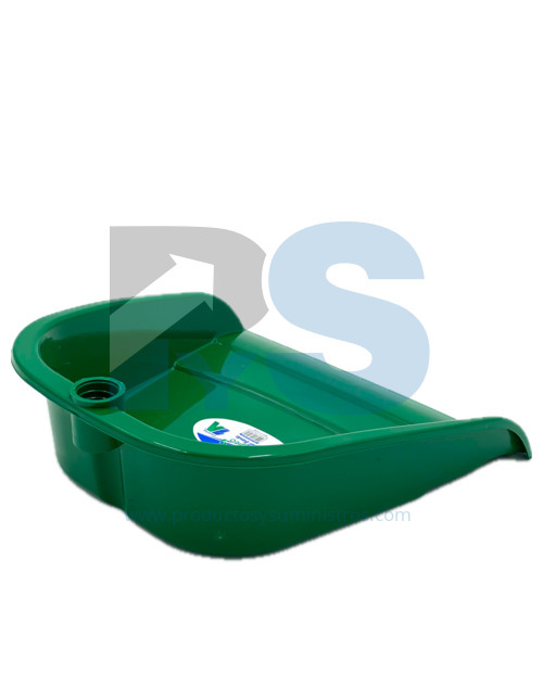 Recogedor Plastico Sin Banda Verde SIN MANGO