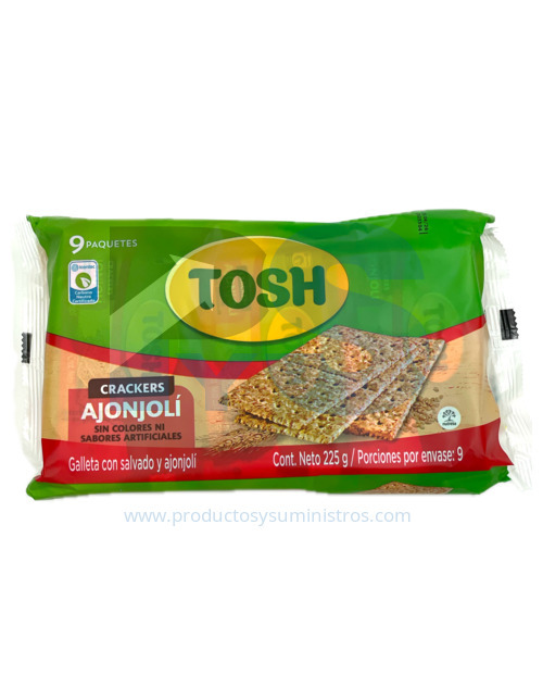 Galleta Tosh Ajonjolí x 9 Uds