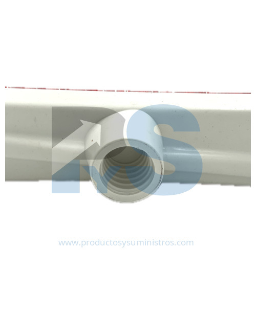 Escoba Italiana Roja Cerda Dura SIN MANGO