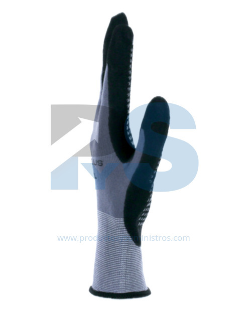 Guante Poliamida Spandex con Puntos de Nitrilo Delta Plus VE727