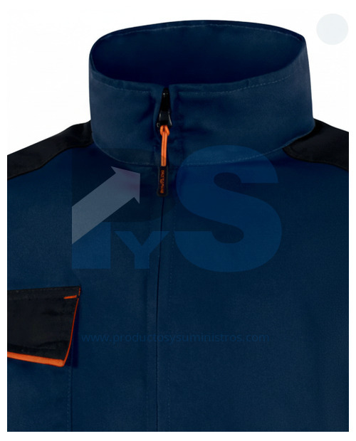 Chaqueta Tejida en Poliéster y Algodón AZUL Talla M Delta Plus M1VE2