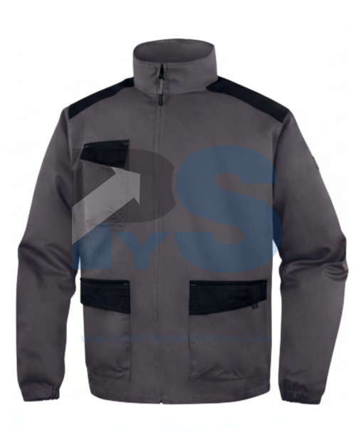 Chaqueta Tejida en Poliéster y Algodón GRIS Talla S Delta Plus M1VE2