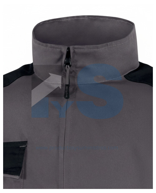 Chaqueta Tejida en Poliéster y Algodón GRIS Talla S Delta Plus M1VE2