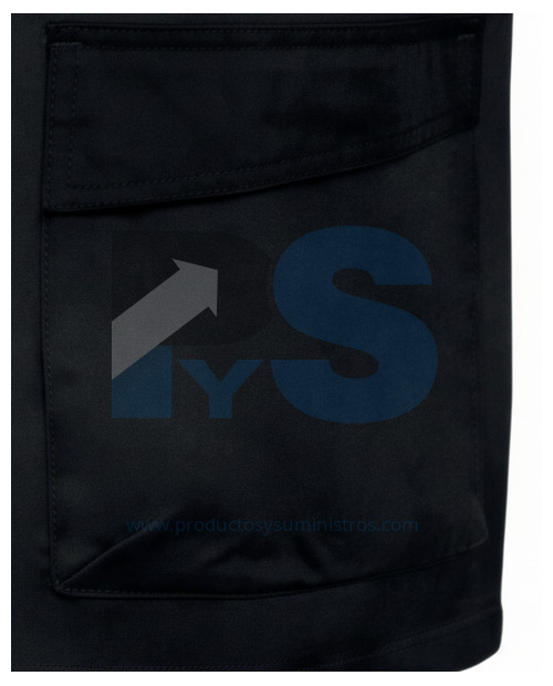 Chaqueta Tejida en Poliéster y Algodón NEGRA Talla M Delta Plus M1VE2