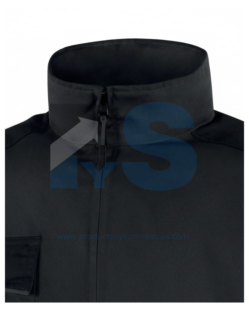 Chaqueta Tejida en Poliéster y Algodón NEGRA Talla M Delta Plus M1VE2