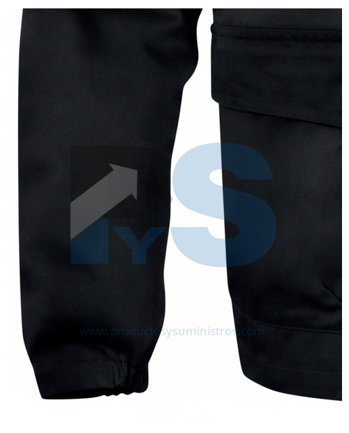 Chaqueta Tejida en Poliéster y Algodón NEGRA Talla M Delta Plus M1VE2