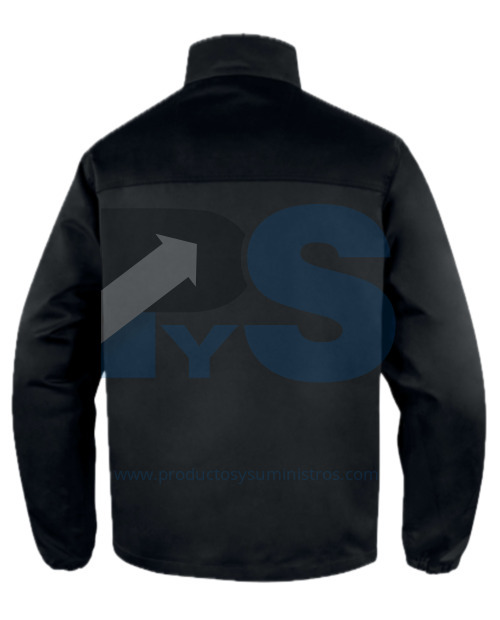 Chaqueta Tejida en Poliéster y Algodón NEGRA Talla M Delta Plus M1VE2