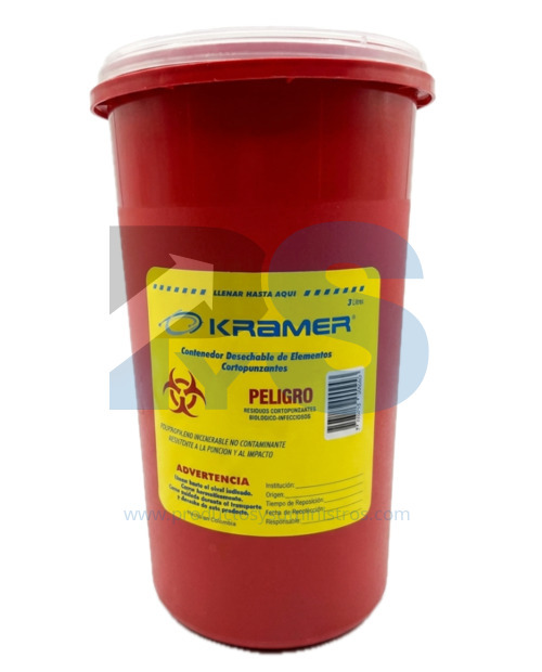 Recolector Cortop Guardian 3 Litros Alto