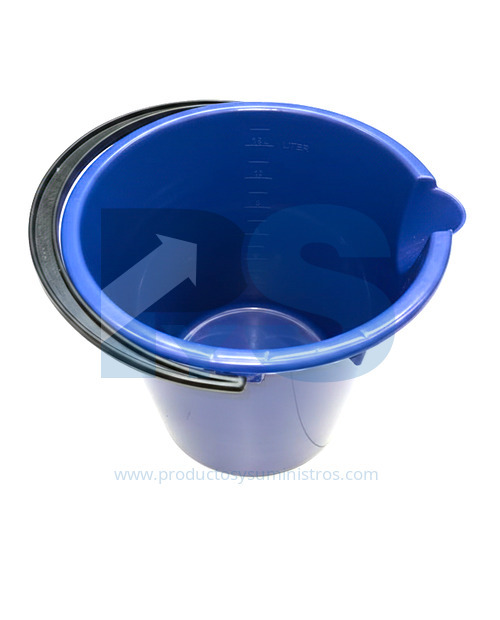 Balde 13 Litros Aforado Azul