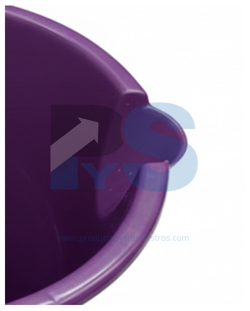 Balde 12 Litros Aforado Morado