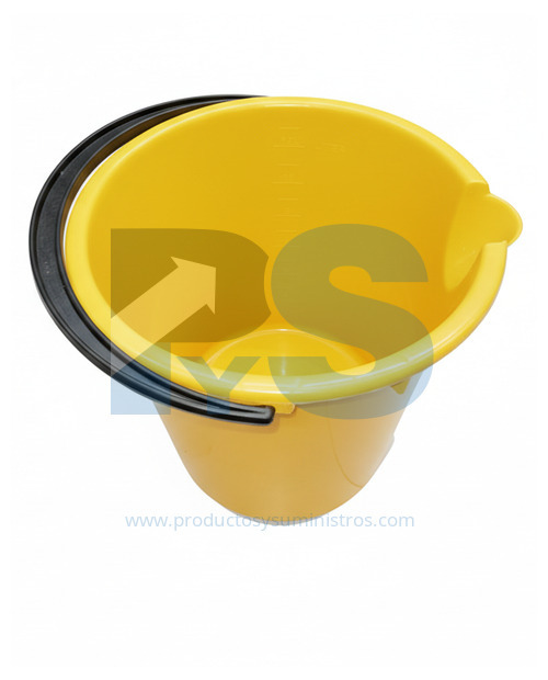Balde 13 Litros Aforado Amarillo