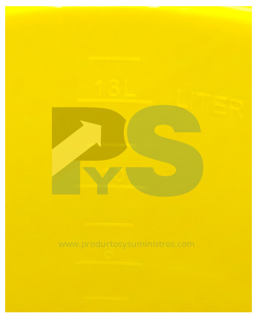 Balde 13 Litros Aforado Amarillo