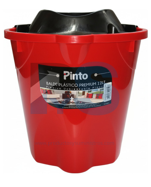 Balde con Exprimidor 12 Litros Fuller Rojo