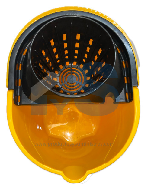 Balde con Exprimidor 12 Litros Fuller Amarillo