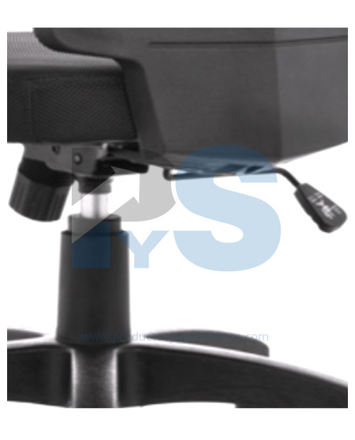 Silla Irlanda en Malla Negra con Base de Nylon SIN ENSAMBLAJE