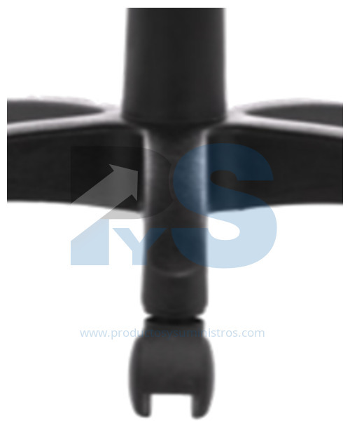 Silla Irlanda en Malla Negra con Base de Nylon SIN ENSAMBLAJE