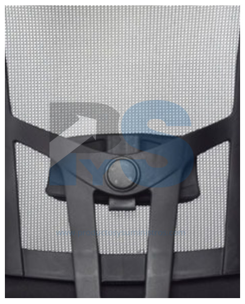 Silla Delphi 2 NEGRA Sin Cabecero con Mecanismo Syncro 4 Bloques + Brazos Regulables + Base de Nylon Ensamblada