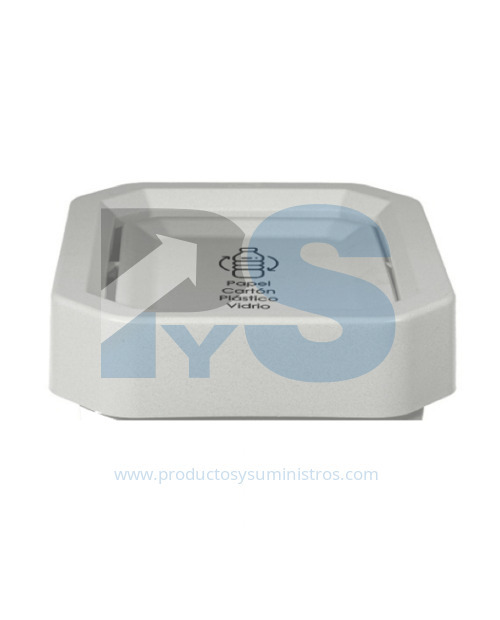 Papelera Material Recuperado Vaiven Blanca Estra 53 L