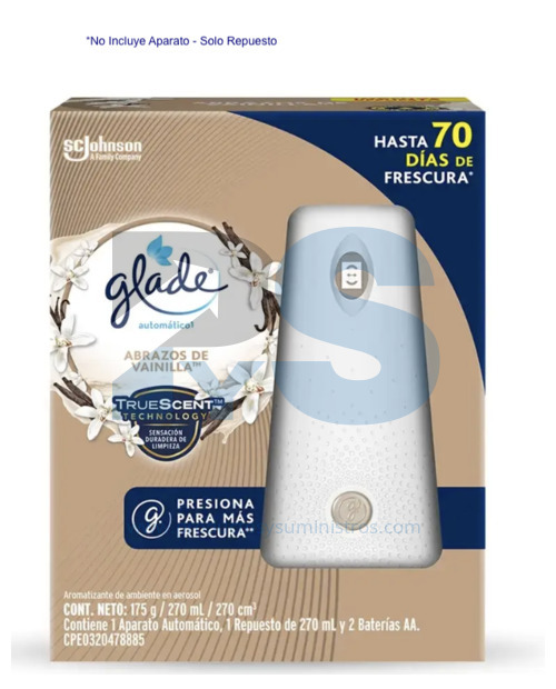 Repuesto Ambientador Automático Galde x 270 cc Aroma Abrazos de Vainilla