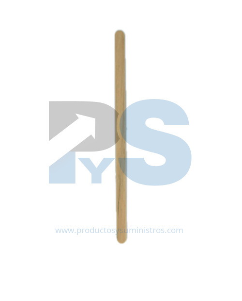 Mezclador Plano en Madera El Sol 11cm x 500 Uds