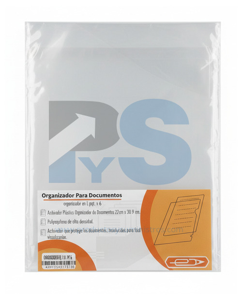 Organizador Documentos x 6 Uds